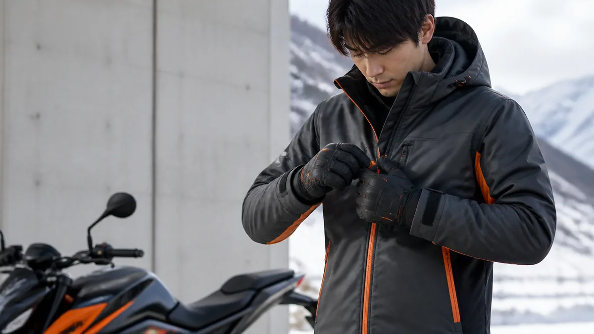 バイク防寒着は3層で決まる｜公式価格で選ぶジャケット・電熱・小物の組み方のアイキャッチ画像