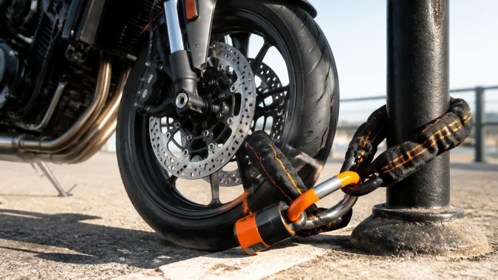 バイクチェーンロック最強6本を太さ・重量・価格で比較｜地球ロックの正解も解説のアイキャッチ画像