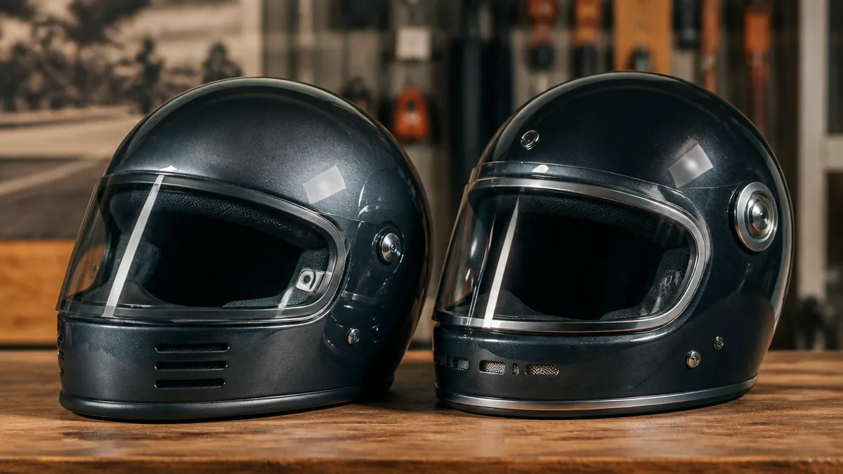 王道のヴィンテージ系2モデル｜SHOEI GLAMSTERとBELL BULLITTの解説画像