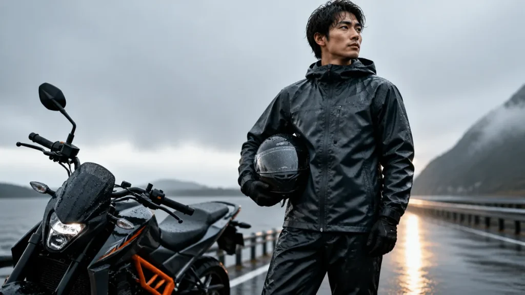 バイクの最強レインウェア7選｜耐水圧20,000mm超を透湿・重量で徹底比較のアイキャッチ画像