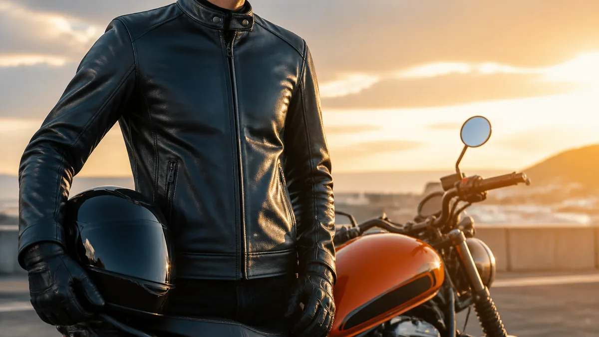 バイク革ジャンが選ばれ続ける3つの理由|合皮・テキスタイルとの差はどこに?の解説画像
