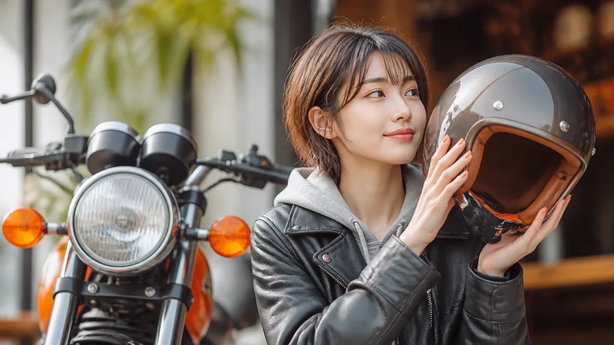 レトロバイクヘルメットがおしゃれ女子に人気な3つの理由の解説画像