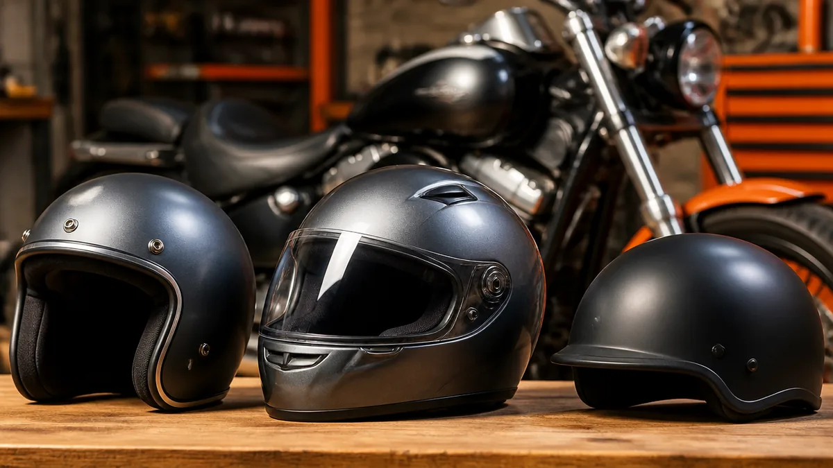 アメリカンバイクに似合うヘルメットは3タイプから選ぶの解説画像