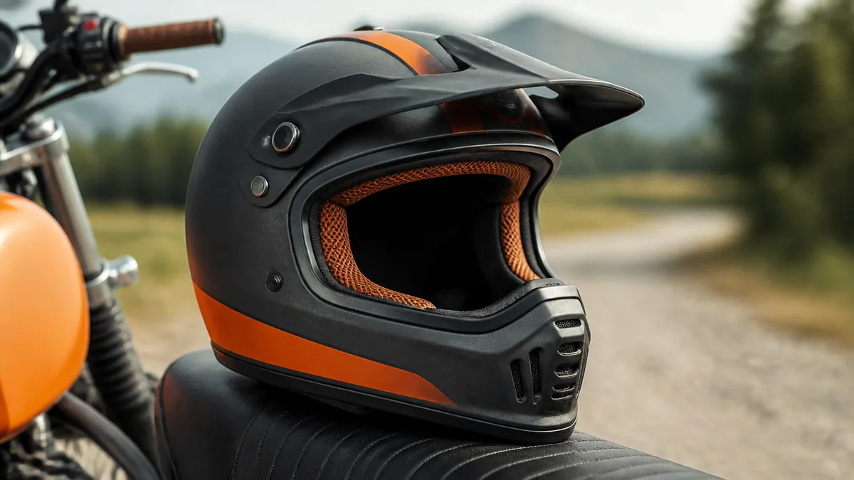 スクランブラーヘルメットが普通のヘルメットと違う3つの特徴の解説画像