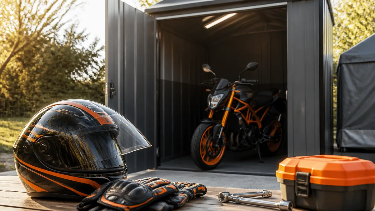 バイクガレージを安く建てる5つの方法と費用相場を一覧比較の解説画像