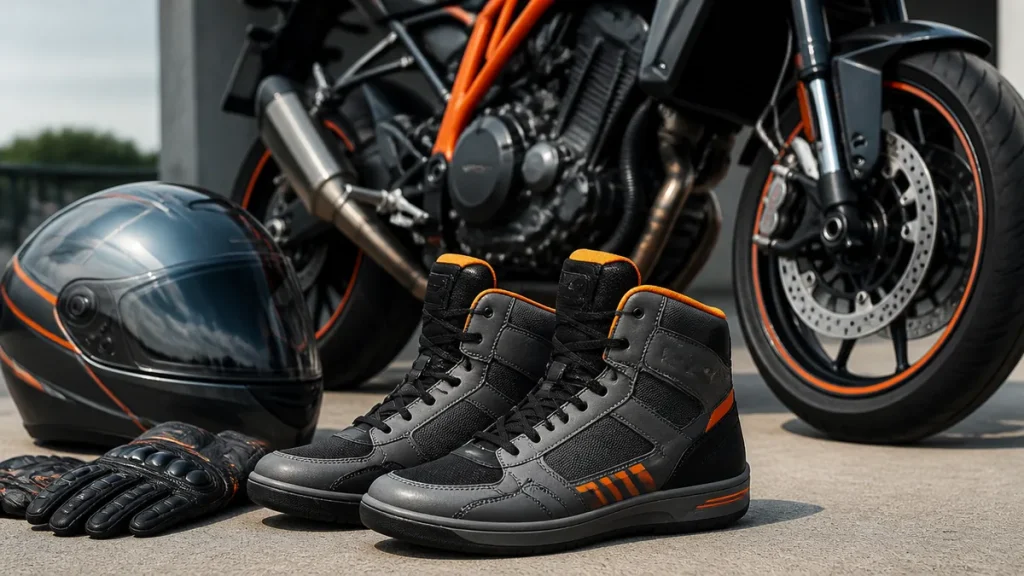 バイクスニーカーは危ない？安全に履ける5つの条件と用途別の選び方ガイドのアイキャッチ画像