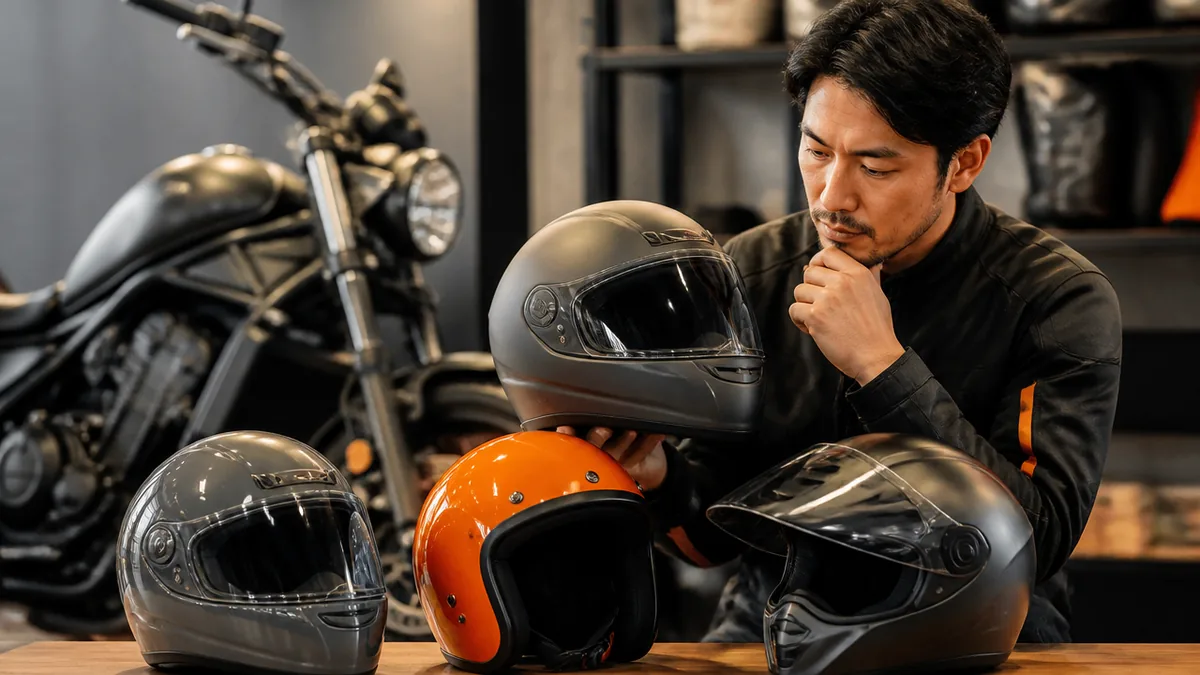 レブル250ヘルメット選びで押さえるべき3つの判断基準の解説画像