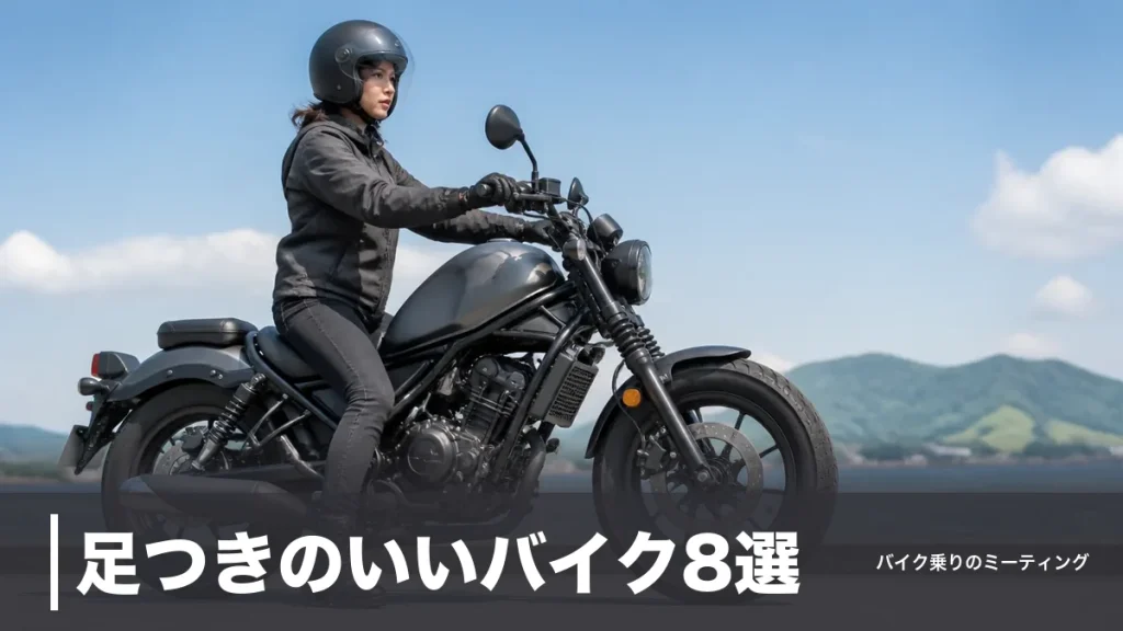 足つきのいいバイク8選｜シート高690mmから選ぶ低身長でも安心の現行比較のアイキャッチ画像