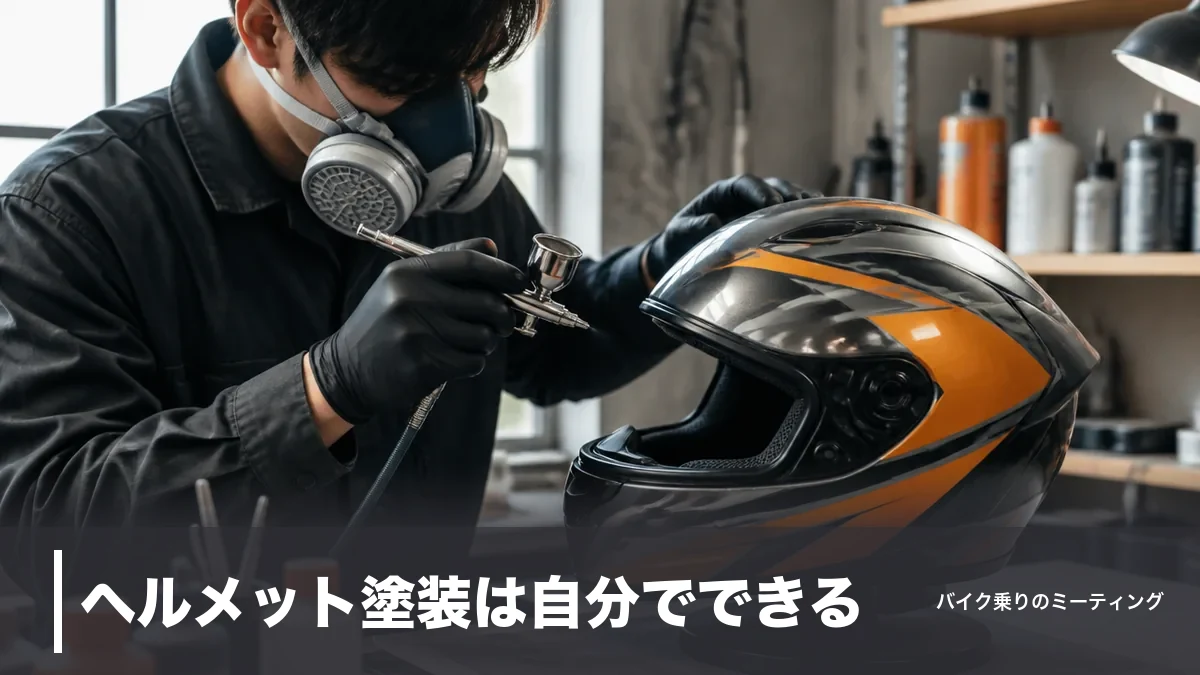 ヘルメット塗装は自分でできる?DIY材料費6千円台と業者相場を工程別に比較のアイキャッチ画像