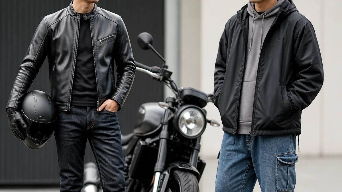 バイク服装がかっこいい人とダサい人は何が違うのかの解説画像