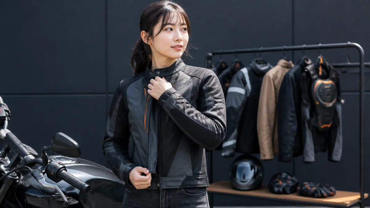 バイク服装 女性が最初に押さえる3つの原則の解説画像