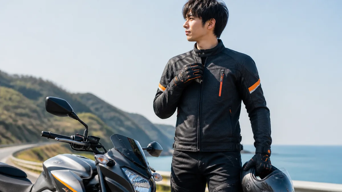 バイク夏服装おしゃれに欠かせない3つの基本ルールの解説画像