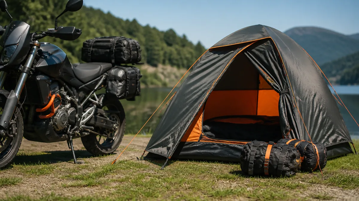 バイクテントがキャンプで普通のテントと違う3つの条件の解説画像