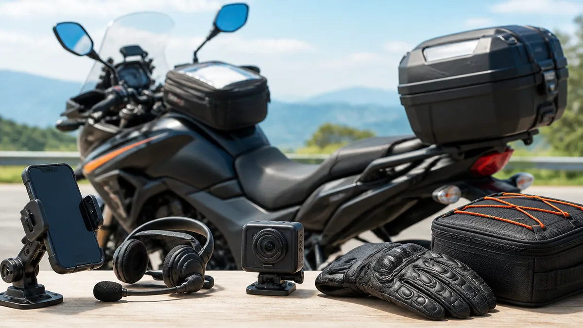 バイク便利グッズは「快適・安全・積載」の3方向で選ぶの解説画像