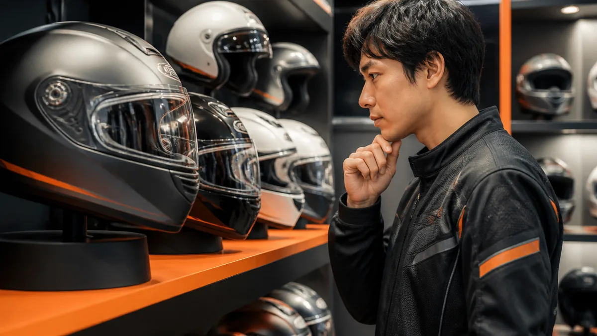 バイクヘルメットの選び方は「安全規格→タイプ→サイズ」の順で決まるの解説画像