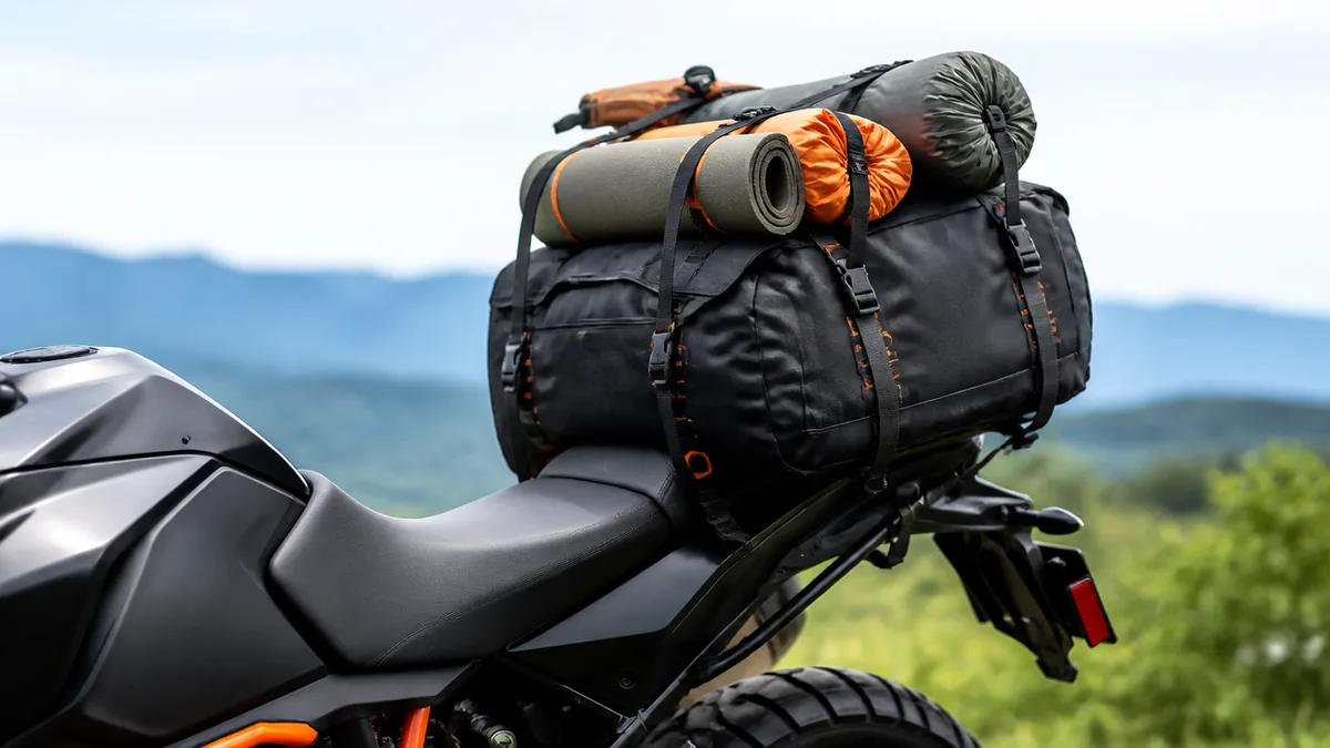 キャンプのバイク積載は「3ゾーン」で考えると失敗しないの解説画像