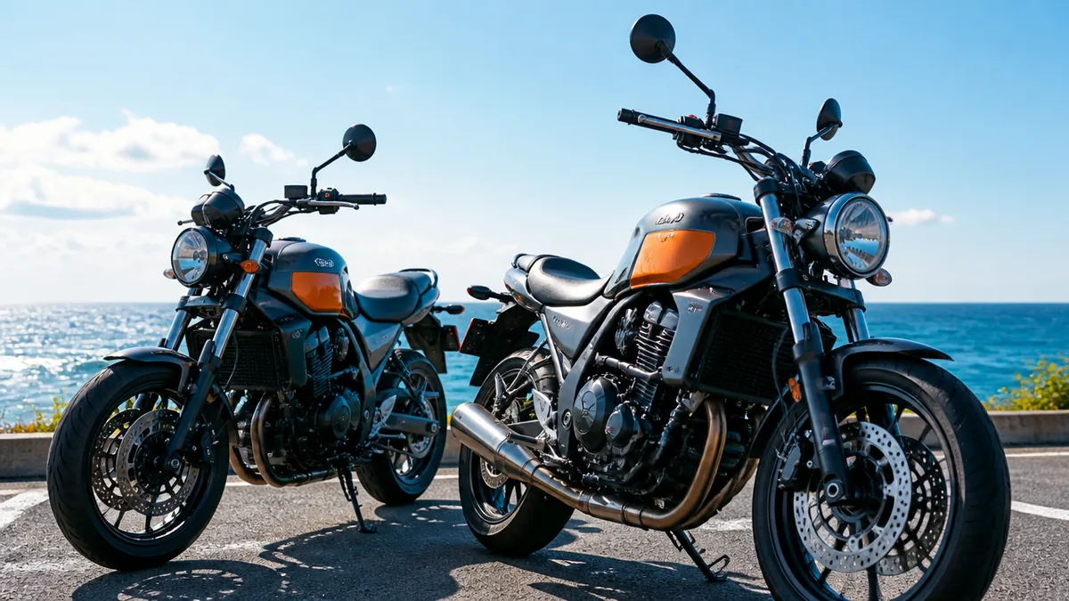 【軽二輪250cc】車検なしで軽い、ちょうどいい2台の解説画像
