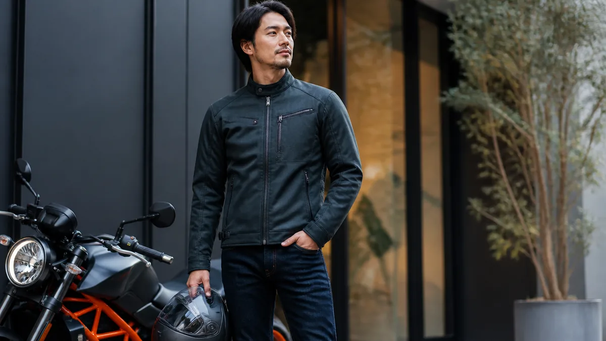 街で浮かないバイクジャケット選び3つの軸|安全性とシルエットの両立の解説画像