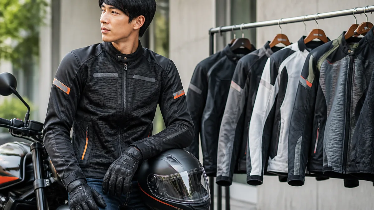 夏バイクジャケットおしゃれ6選【1万円台〜2万円前半】前半3本の解説画像
