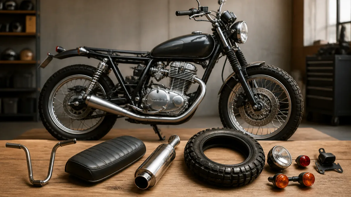 sr400トラッカー化の総額はいくら?定番7パーツを価格順に比較の解説画像