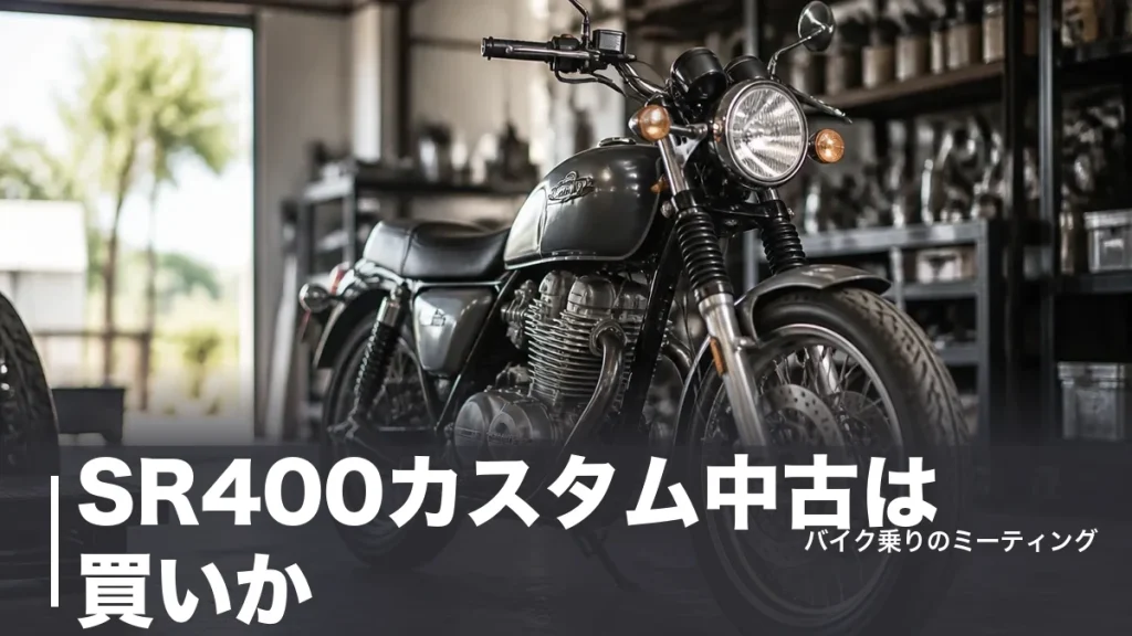 SR400カスタム中古は買いか？型式別相場40万〜100万円超と失敗しない見極め方のアイキャッチ画像