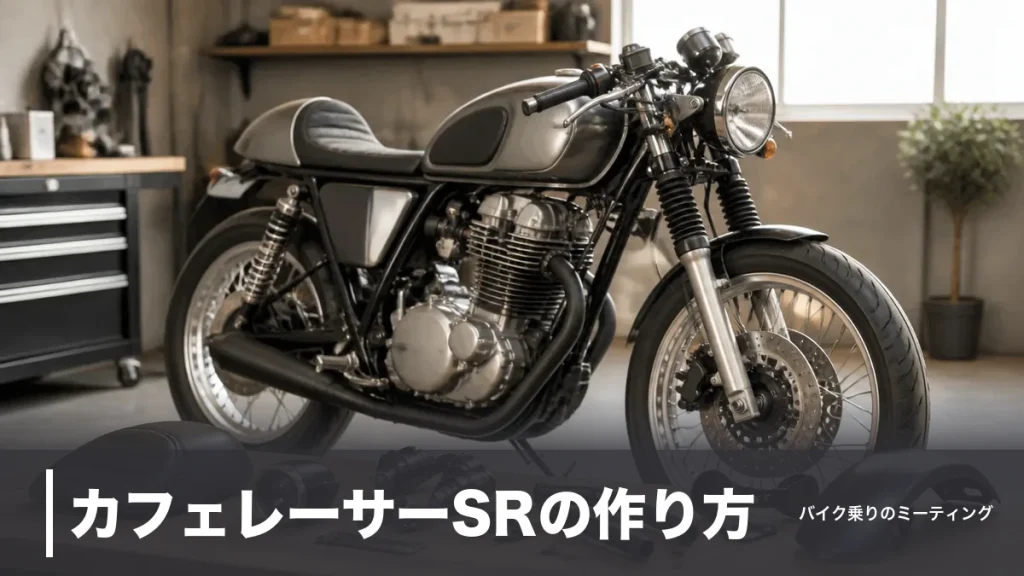 カフェレーサーSRの作り方｜定番7パーツを費用順に比較して11万円台から始める全手順のアイキャッチ画像