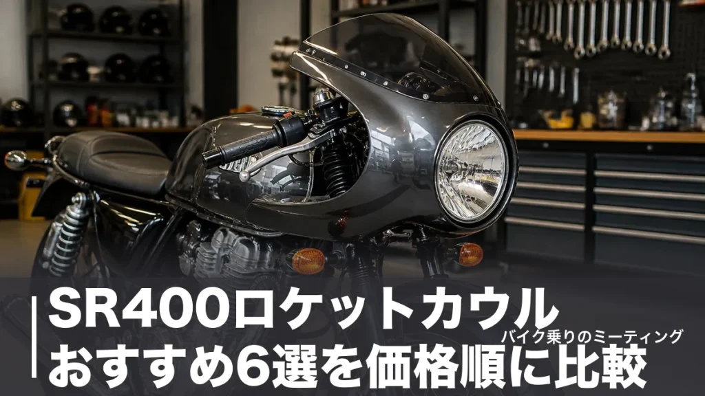 SR400ロケットカウルおすすめ6選を価格順に比較｜車検の境界線と取り付け工賃も解説のアイキャッチ画像