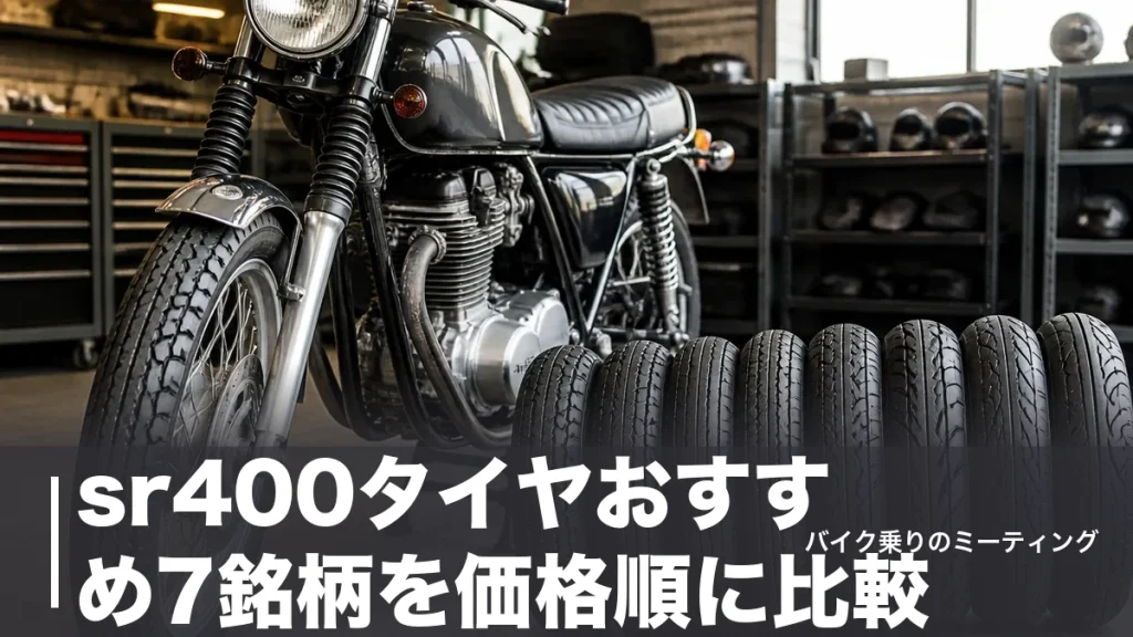sr400タイヤおすすめ7銘柄を価格順に比較｜純正90/100-18が履ける銘柄と工賃ものアイキャッチ画像