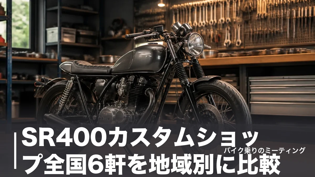 SR400カスタムショップ全国6軒を地域別に比較｜依頼前に確認したい4つの判断軸のアイキャッチ画像