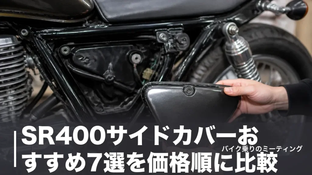 SR400サイドカバーおすすめ7選を価格順に比較｜純正は左右各5,760円と年式別の適合も解説のアイキャッチ画像