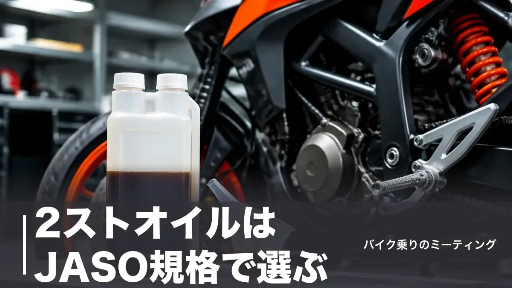 2ストオイルはJASO規格で選ぶ｜FC・FDの違いと純正8銘柄を1,705円から比較のアイキャッチ画像
