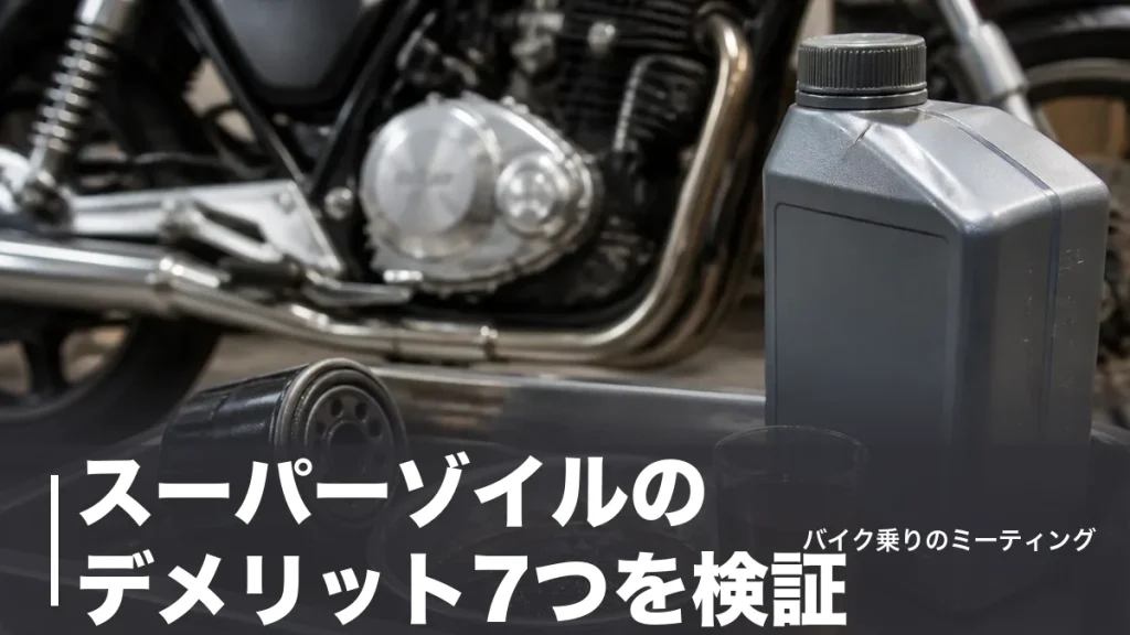 スーパーゾイルのデメリット7つを検証｜10%添加の費用と旧車で出るスラッジの現実のアイキャッチ画像