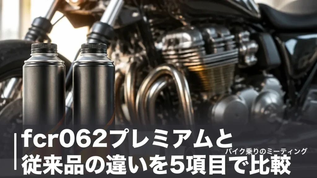fcr062プレミアムと従来品の違いを5項目で比較｜バイクに入れるならどっち？のアイキャッチ画像