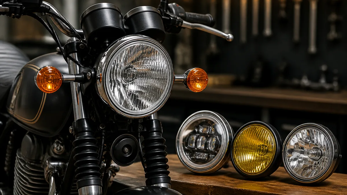 顔つきごと変えるSR400ヘッドライト交換パーツ3選｜ベーツとマーシャルの解説画像