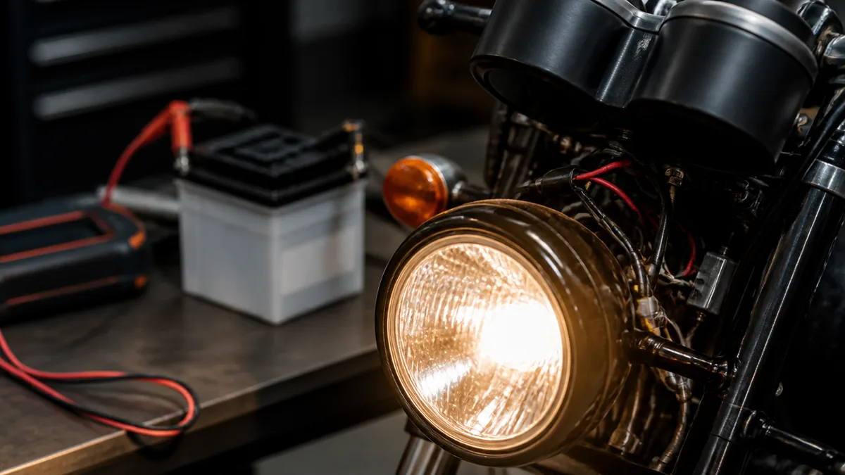 走るとバルブが切れるのはなぜ？6V電装が抱える過充電の正体の解説画像