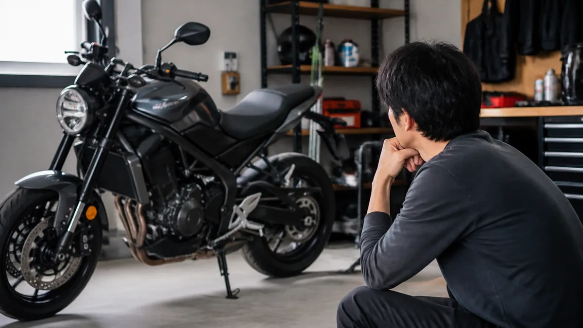 バイク買ったけど全然乗らないのは2人に1人が通る道の解説画像