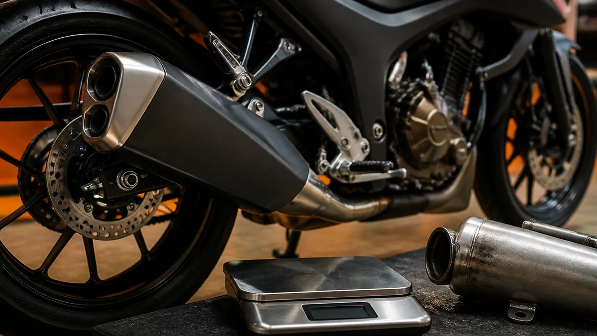 ジクサー250マフラー交換で何が変わる?純正6.7kgという数字の意味の解説画像