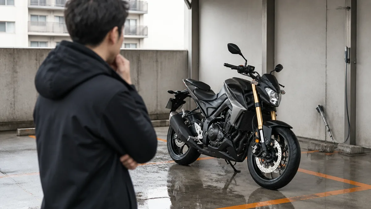 自宅でバイクが洗えない3つの事情|マンション駐車場が禁止になる理由の解説画像