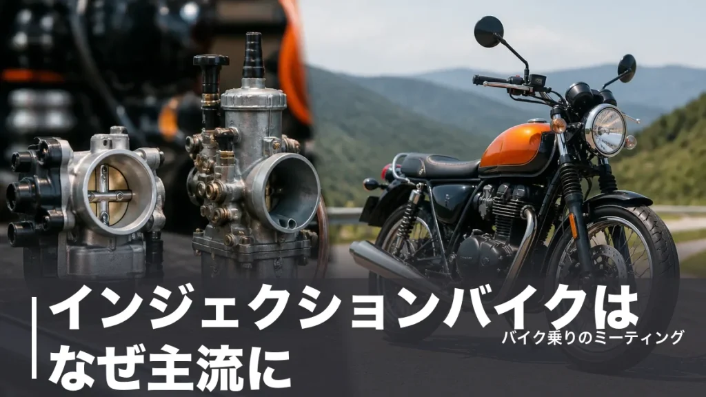 インジェクションバイクはなぜ主流に？キャブ車との違いと現行3モデルを燃費・価格で比較のアイキャッチ画像