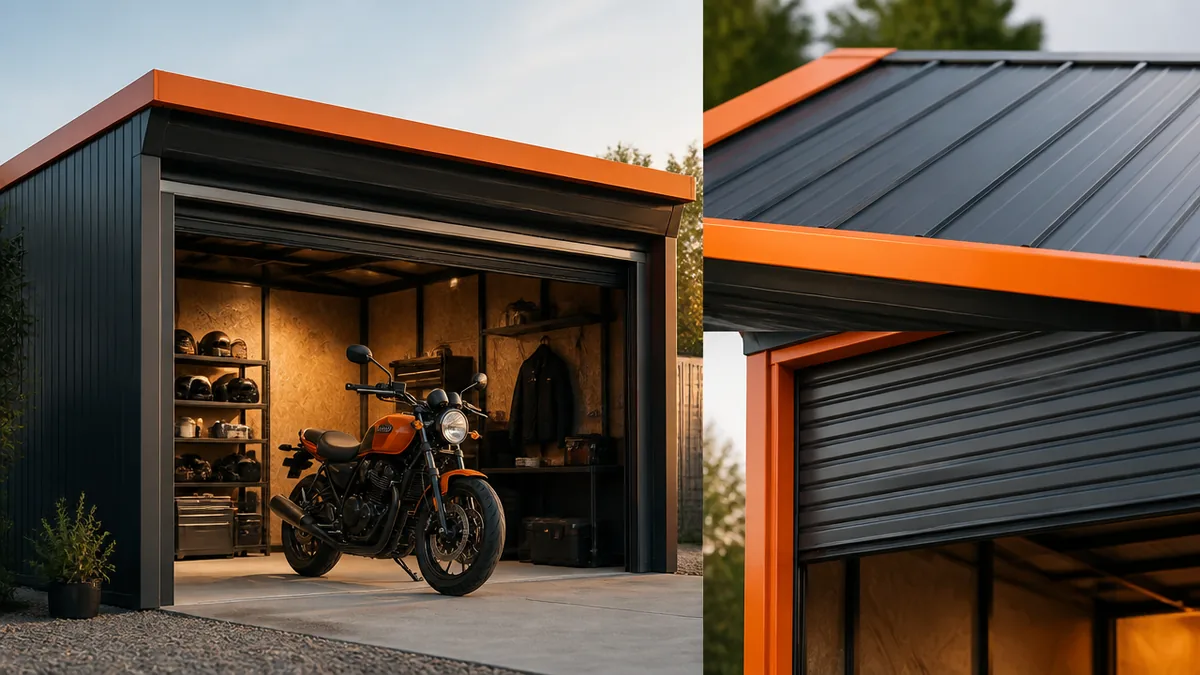 おしゃれなバイクガレージは「屋根・色・開口部」の3点で決まるの解説画像