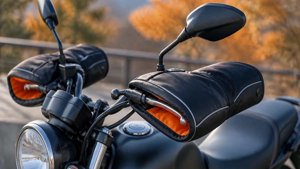 バイクハンドルカバーが冬の手元を変える理由の解説画像