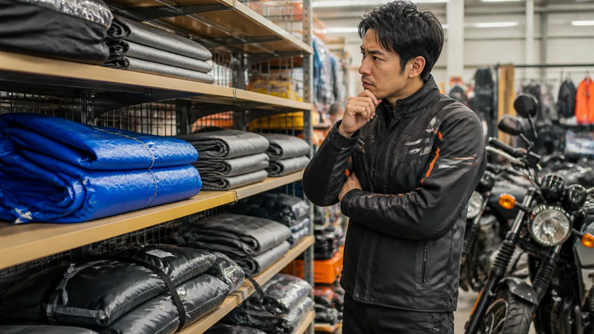 バイクカバーはワークマンで買える？公式ストアを調べた結論の解説画像