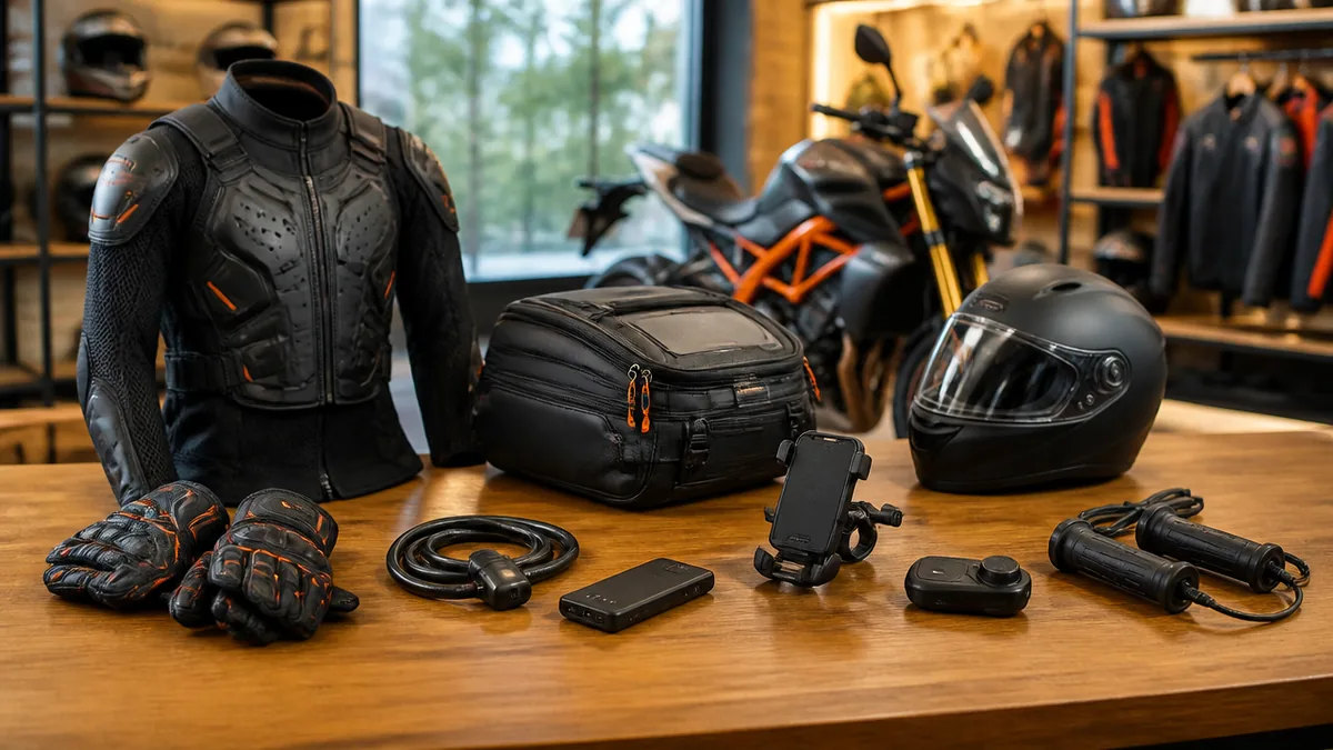 バイクグッズは「守る→積む→つながる」の順で揃えるの解説画像