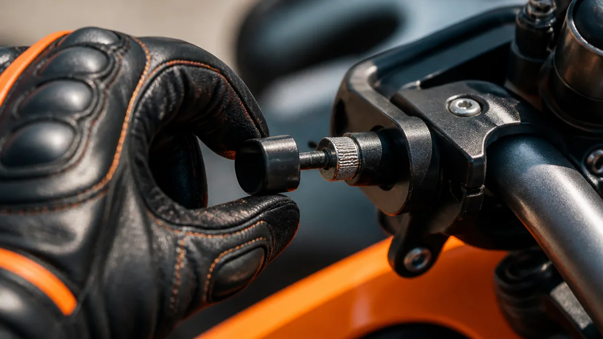 バイクチョークとは？冷えたエンジンに濃い混合気を送る始動装置のことの解説画像