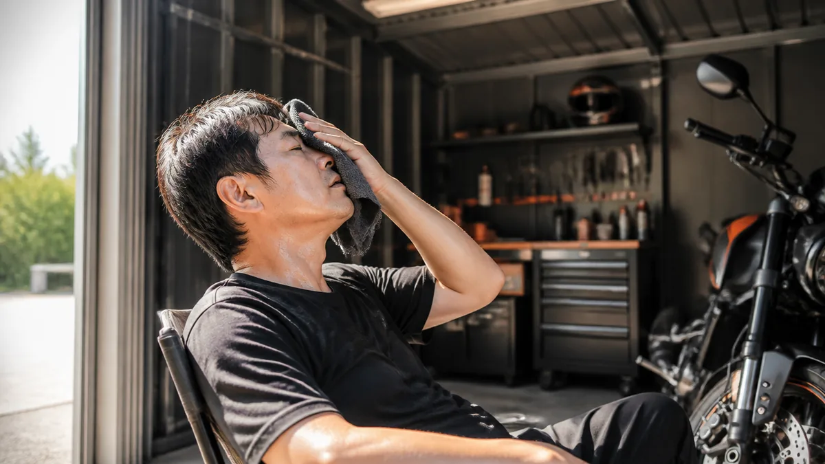 夏に入れない小屋になる原因は、ほぼ断熱にあるの解説画像