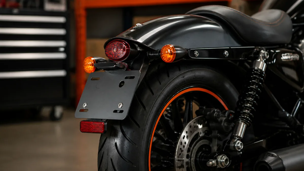 バイクのリアフェンダーは「泥よけ」だけの部品ではないの解説画像