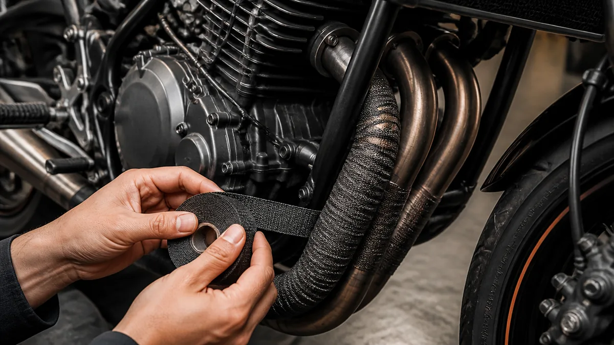バイクのバンテージは何のために巻く?3つの役割を整理の解説画像