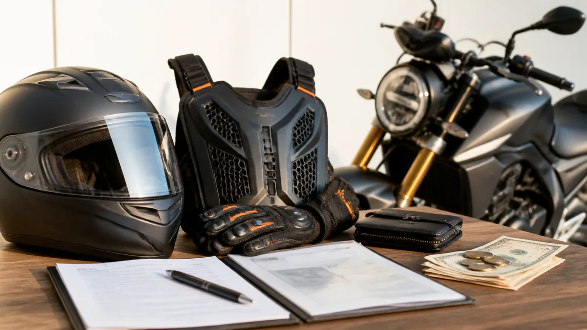 バイク必要なものは「書類・お金・装備」の3層で整理すると迷わないの解説画像