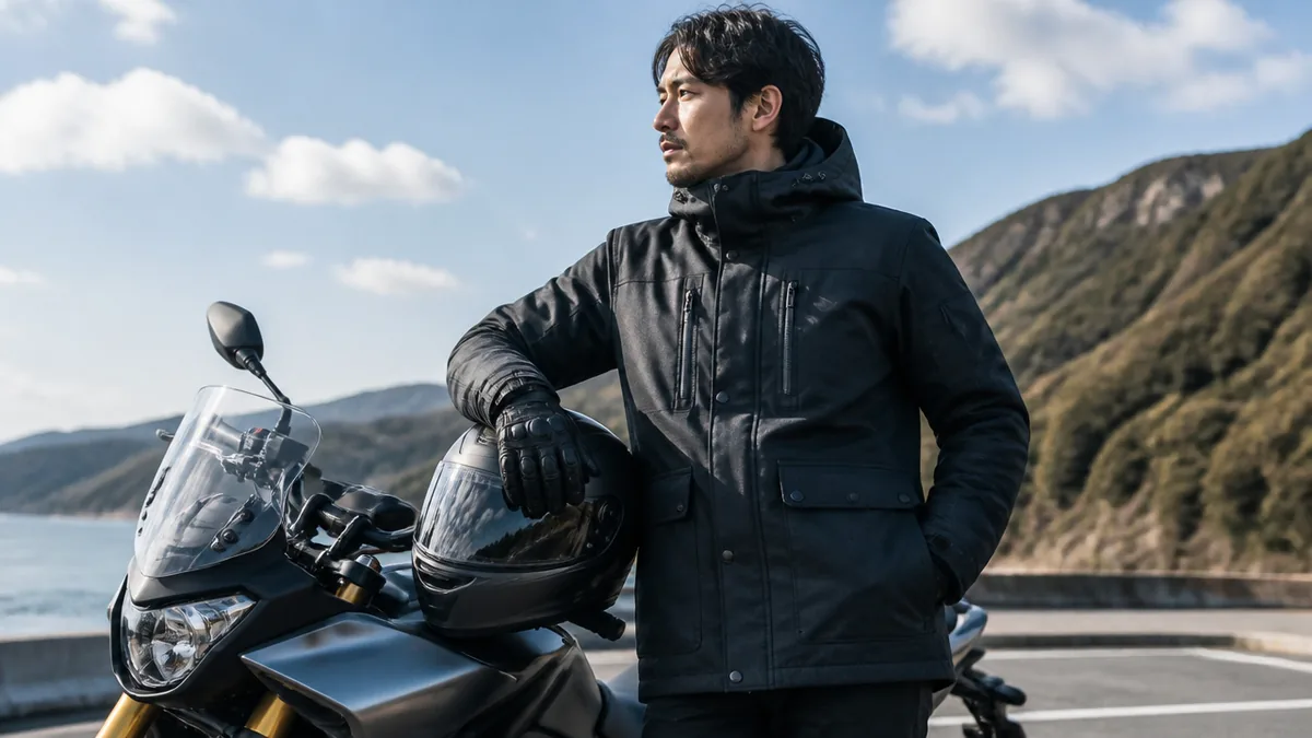 バイク コートが冬のライダーに選ばれる3つの理由の解説画像