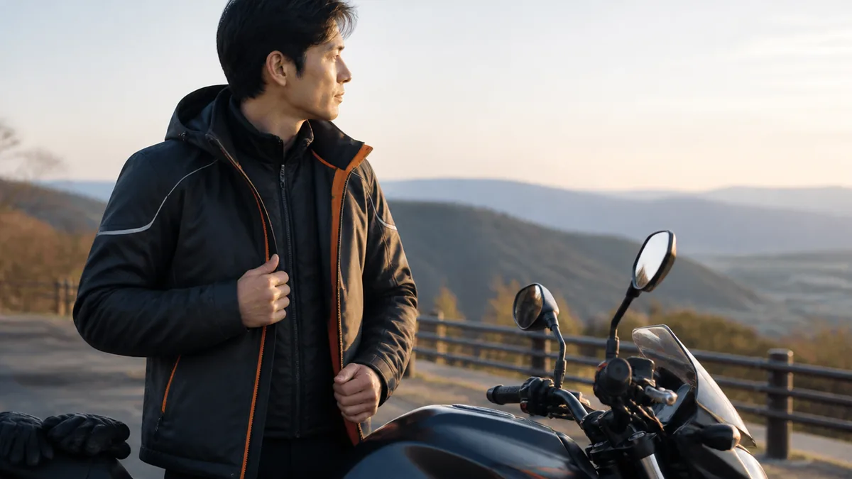 最高気温20度 バイク服装の基本は「最低気温」で決めるの解説画像